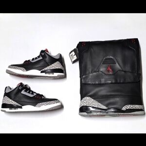 Jordan 3 'Black Cement' Messenger Bag & Sneaker Bundle 🔥🔥🔥